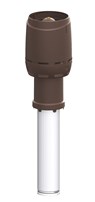 FLOW 110C/ИЗ/400  изолированное навершие на конусный вент. выход коричневый
